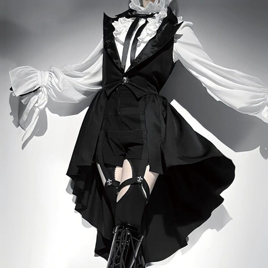 SEASONZ 王子系 皇子系ロリィタ 少年装 男装コーデ セットアップ ダークファッション プリンス メンズロリィタ