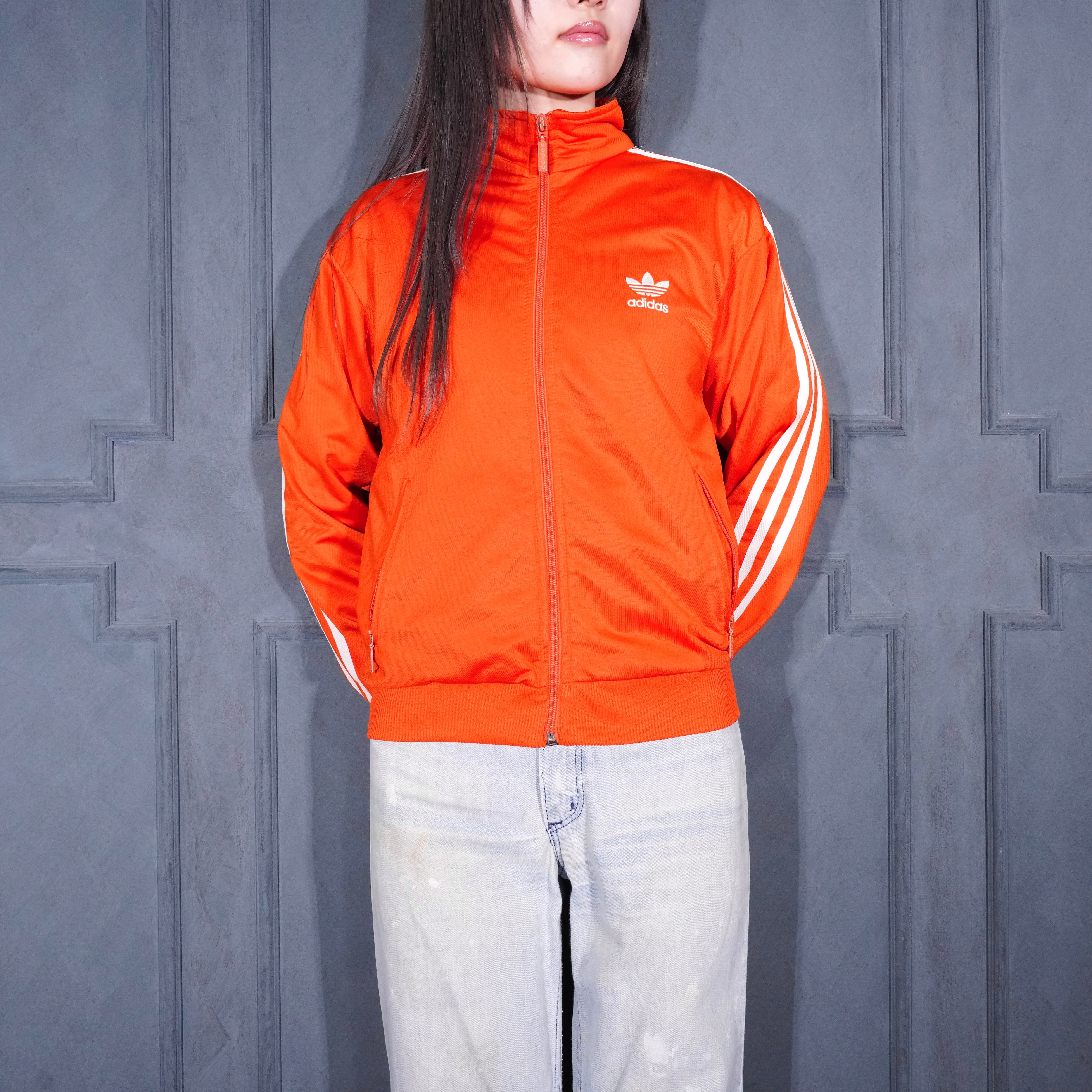 90's〜00's USA VINTAGE adidas LOGO EMBROIDERY DESIGN ZIP UP TRACK