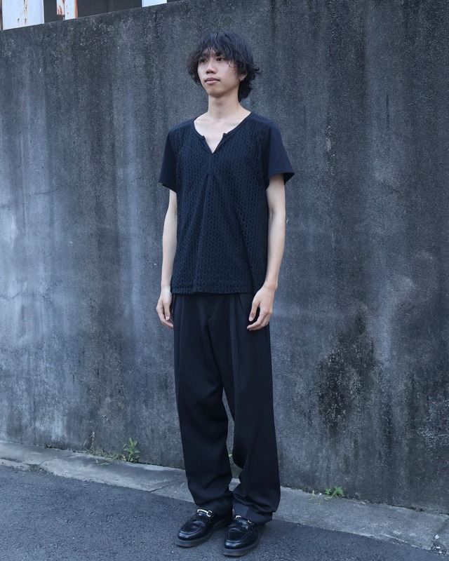 Pinstripe Tuck Double slacks