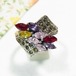 シルバー925 マーカサイトが埋まるゴージャスなリング　サイズ16　silver ring sale 11780S