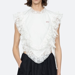 SEA NY　ABELENE SOILD SIDE TIE TANK TOP  WHITE