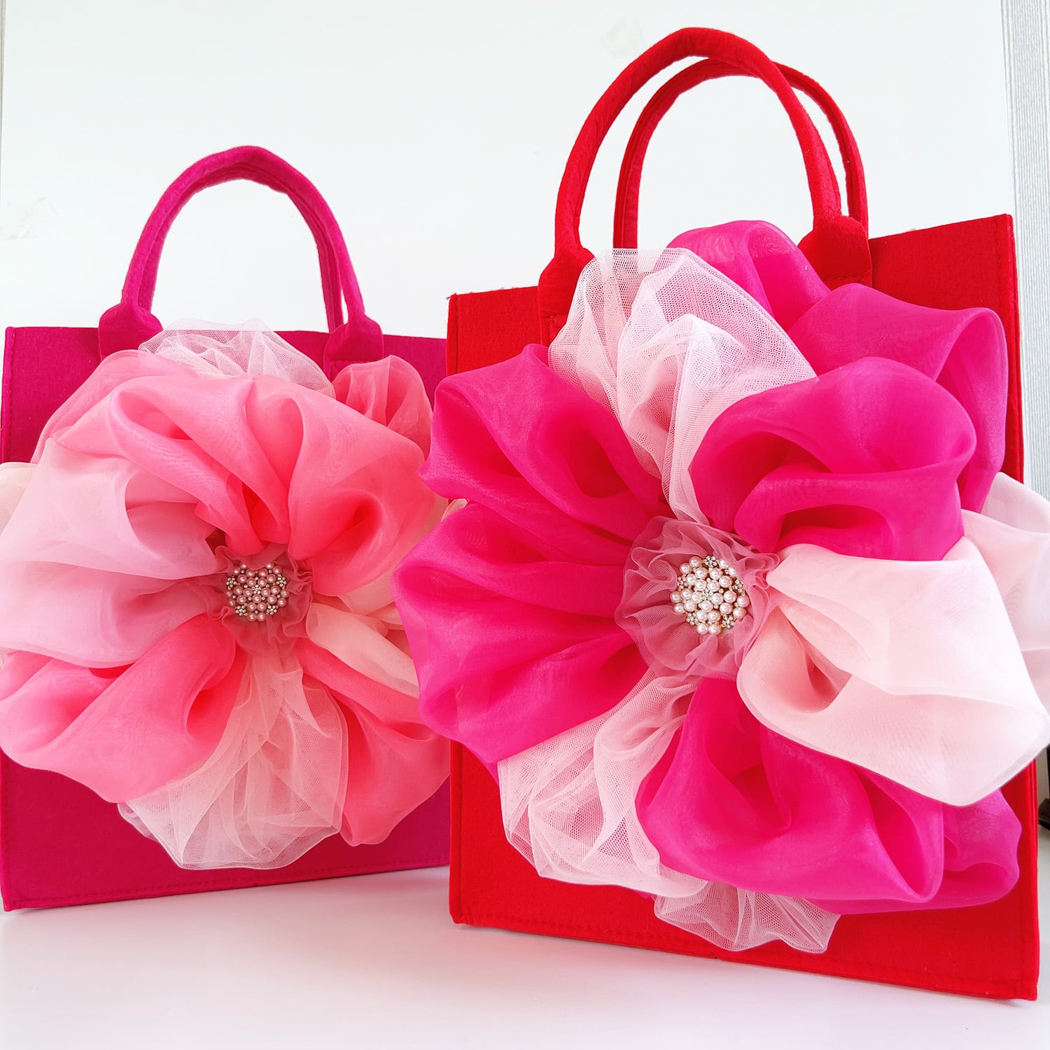 お花トートバッグ