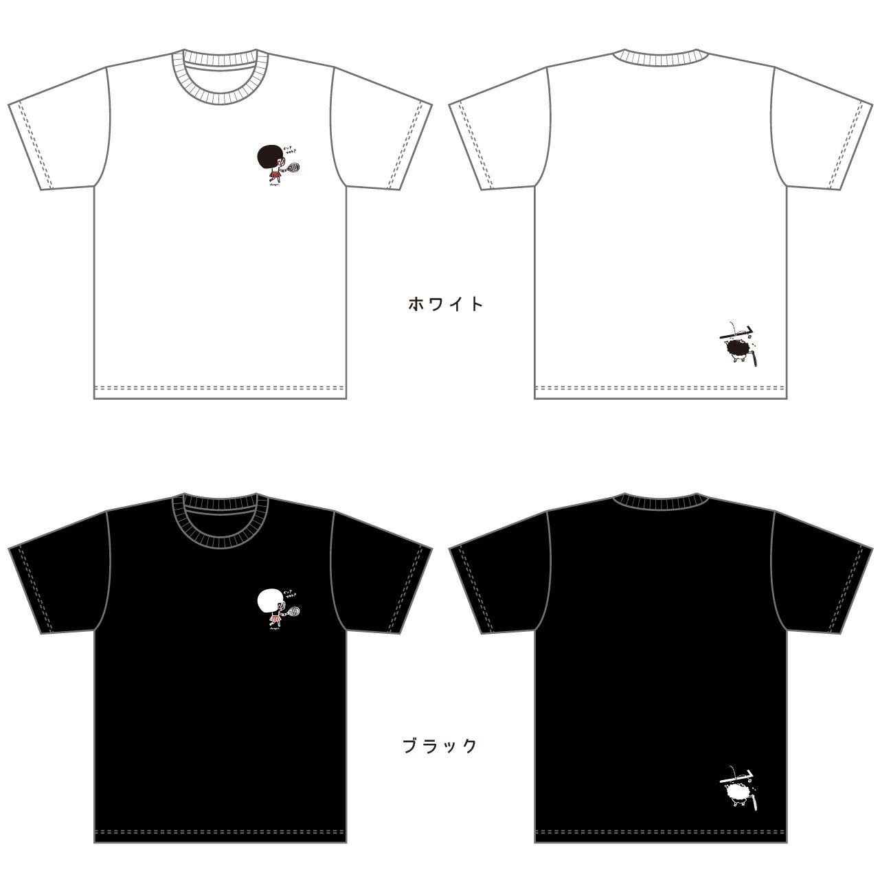 在庫限り】ドライTシャツ（厚手） | Illustrator chimpui.（ちんぷい