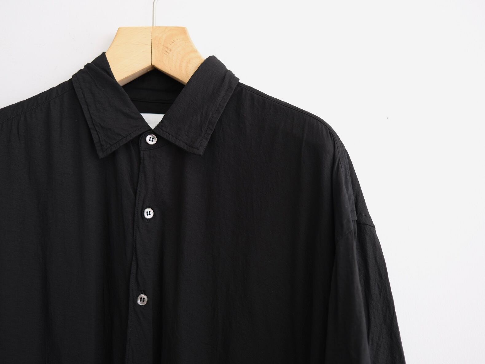 KANEMASAPHIL” 46G Artisan S/S Shirt Black” | Lapel online store