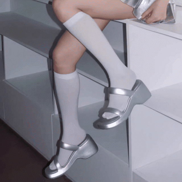 【SLIPPER】滑り止めおしゃれサンダル 8cm厚底