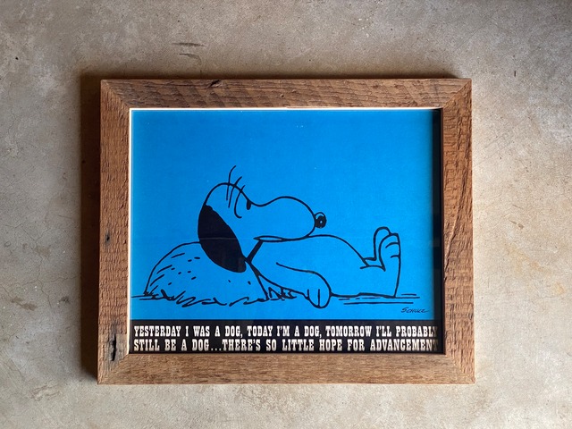 60s PEANUTS DATE BOOK POSTER FRAMING【11】