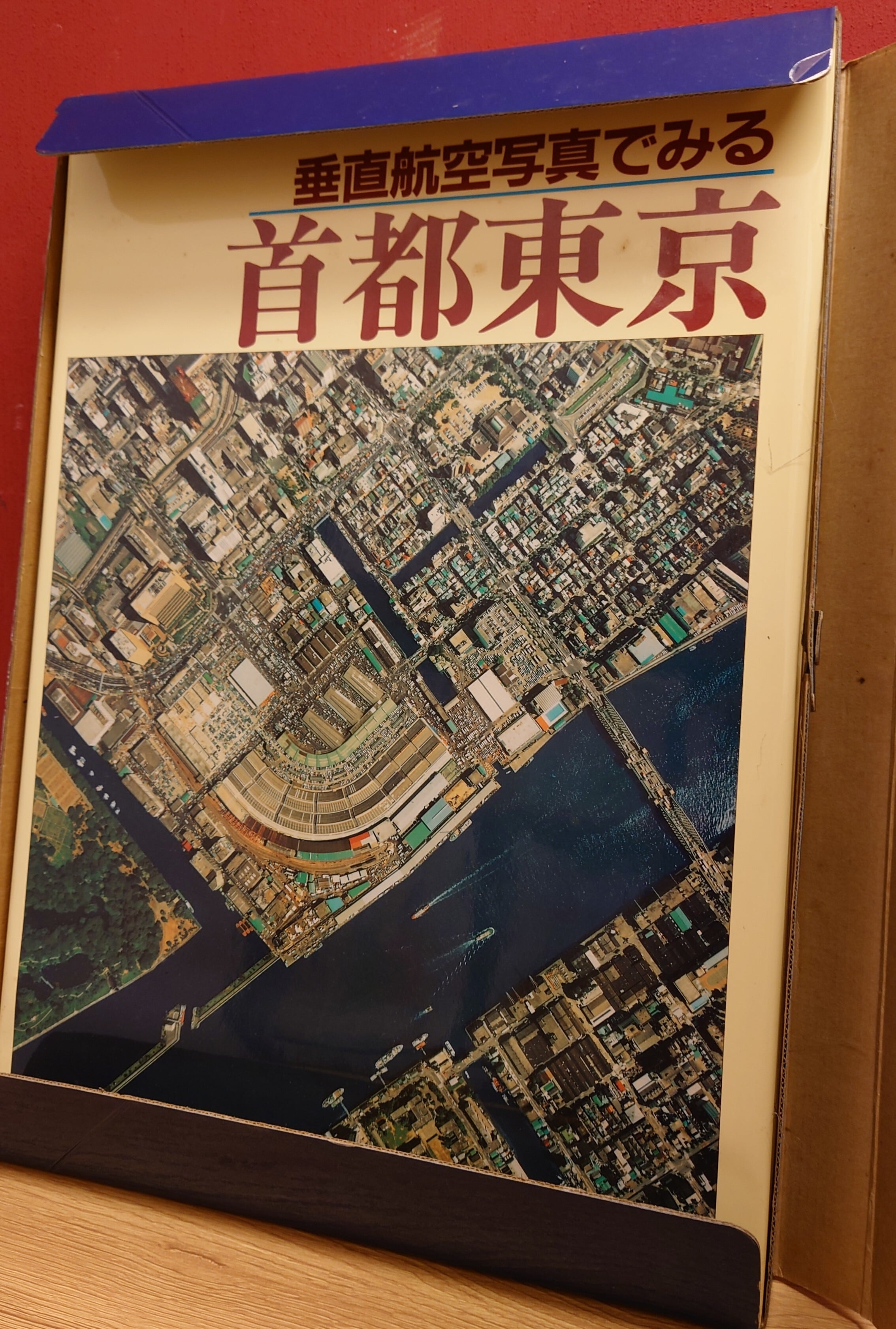 垂直航空写真でみる　首都東京　メイト企画出版事業部　大型本　昭和 垂直航空写真でみる 首都東京 | 弥生坂 緑の本棚