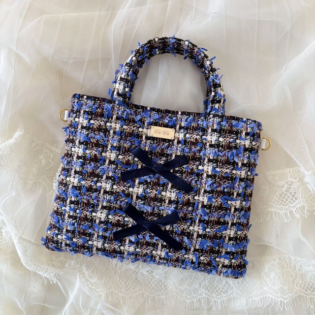 8【ショルダーバッグ】Couture Pochette〔LINTON×with Ribbon〕②