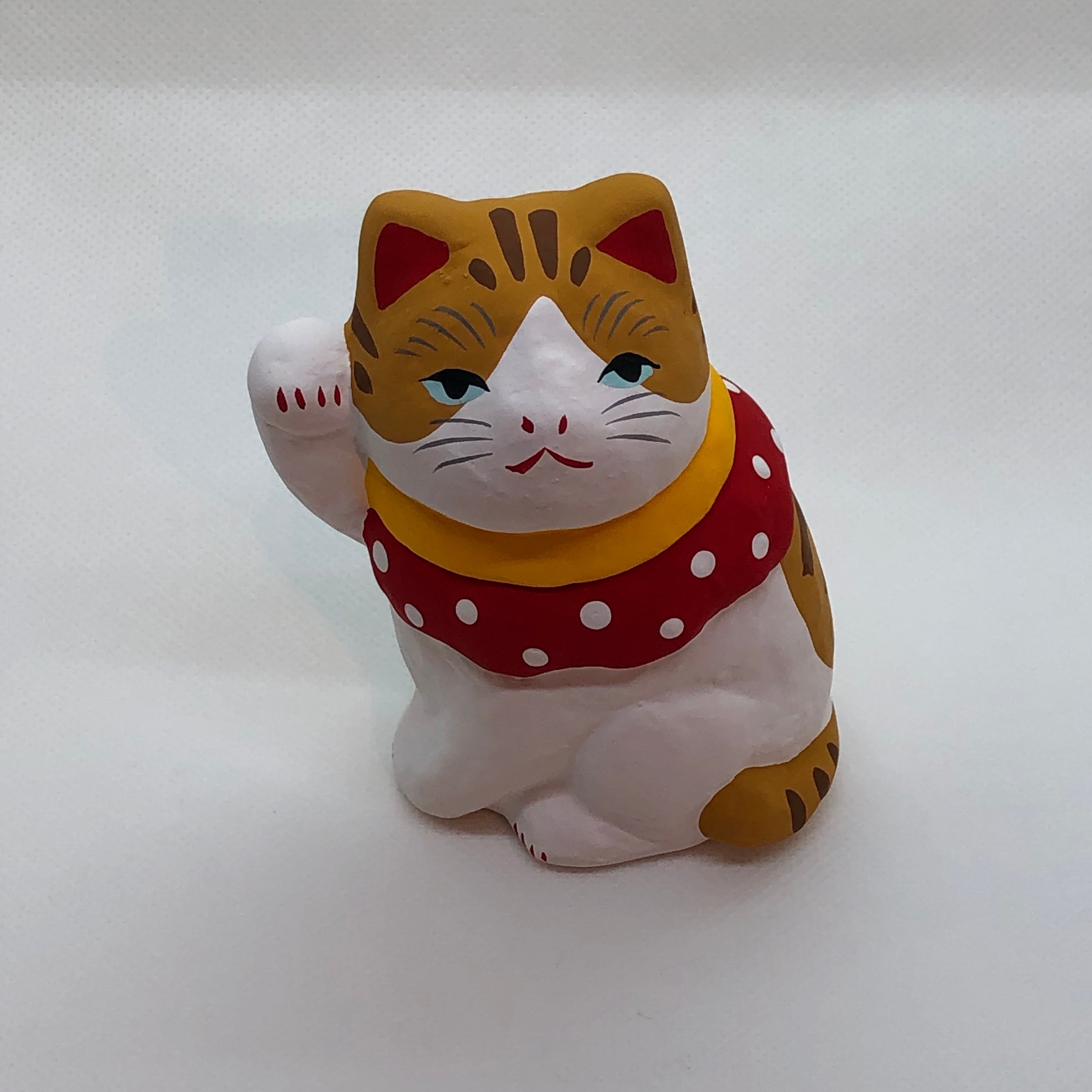 玩具工房 おめかし猫（茶白） | 綱具屋SETORe