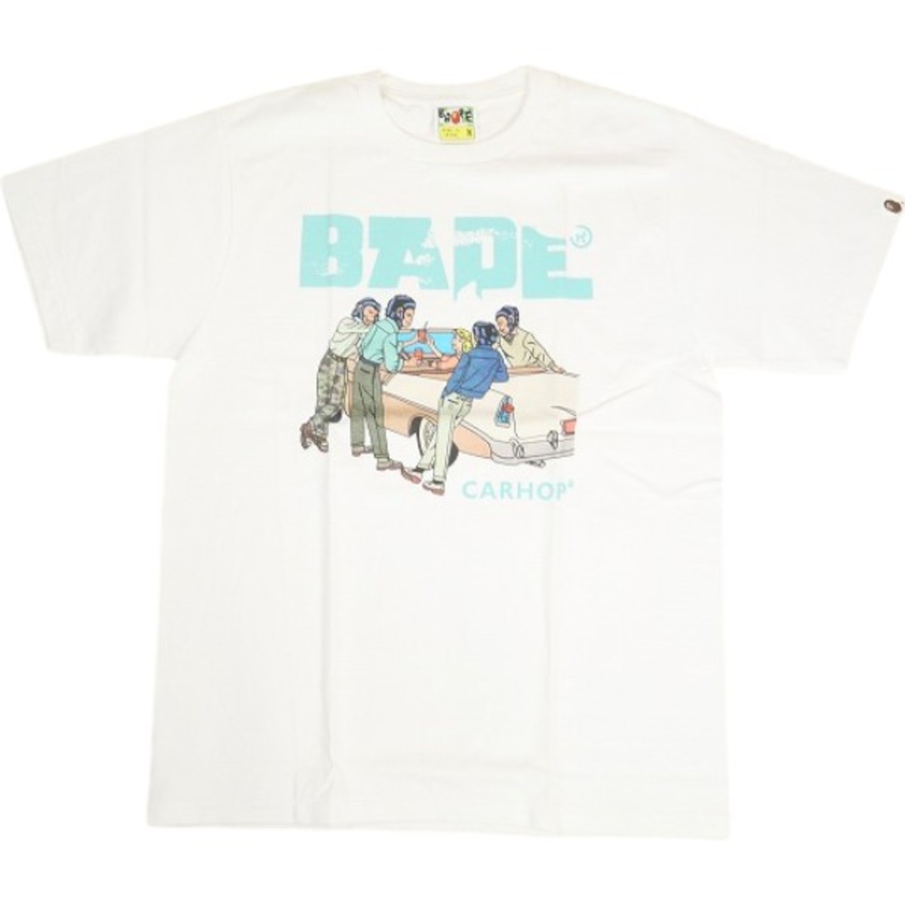 Size【M】 A BATHING APE ア ベイシング エイプ Bape Carhop Tee White 