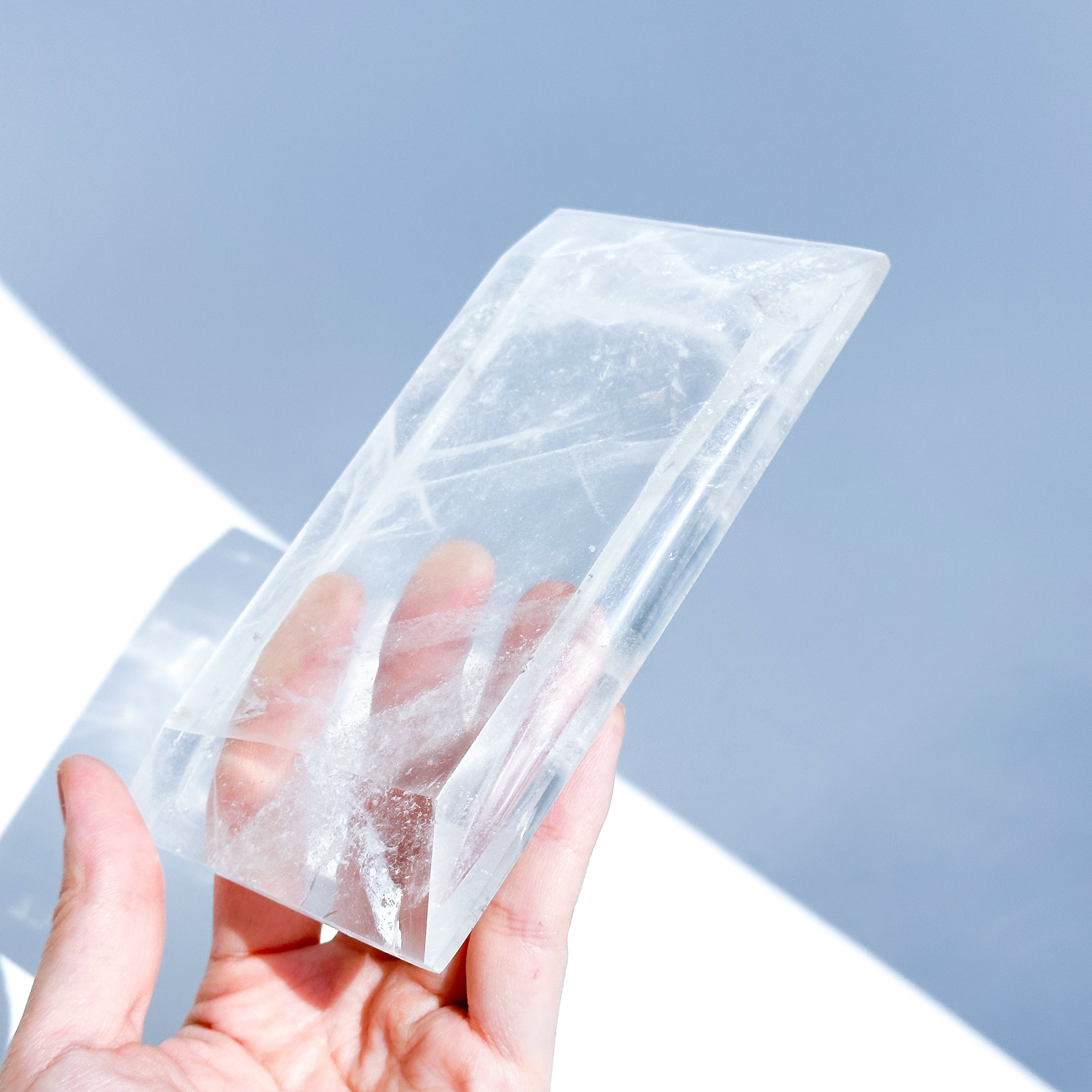 クリアクォーツのトレー 03◇ Clear Quartz ◇ 天然石・鉱物
