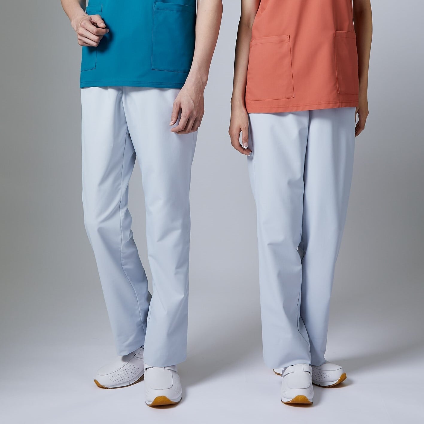 裾上げ無料 402-60(ブラック) 男女兼用スクラブパンツ | 株式会社