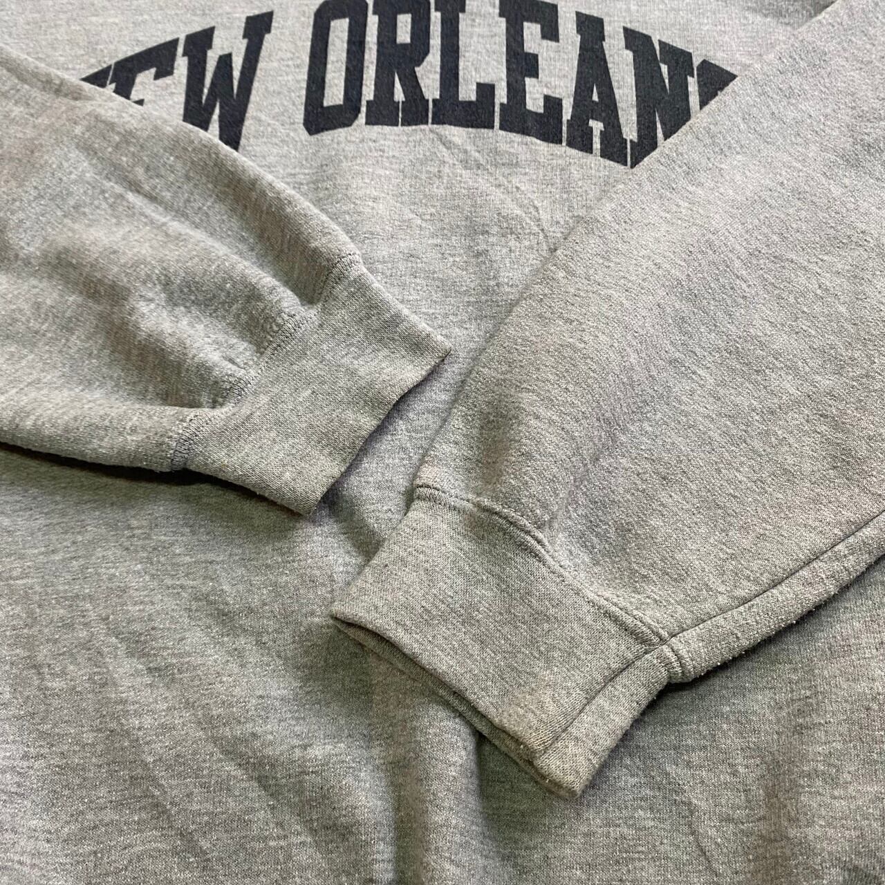 NEW ORLEANS ニューオーリンズ ロゴプリント スウェットシャツ メンズL
