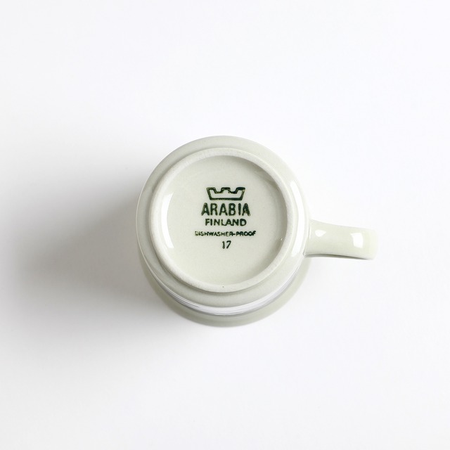 ARABIA アラビア Anemone アネモネ 70mm コーヒー カップ＆ソーサー - 18 北欧ヴィンテージ