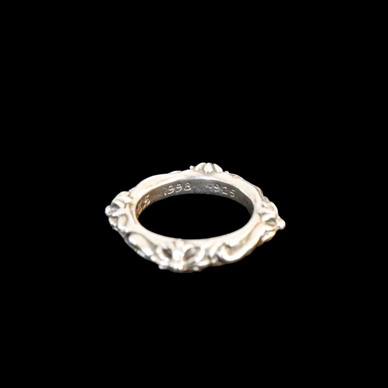 CHROME HEARTS クロムハーツ SBT クロスバンド リング シルバー 16号