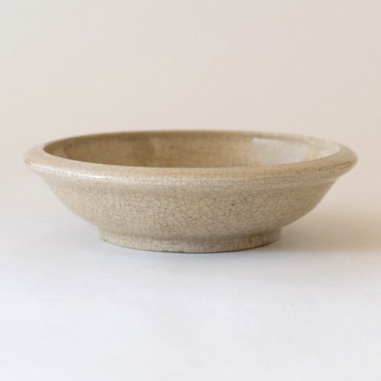 増田勉 七寸貫入染め石皿 | VIVAHDE