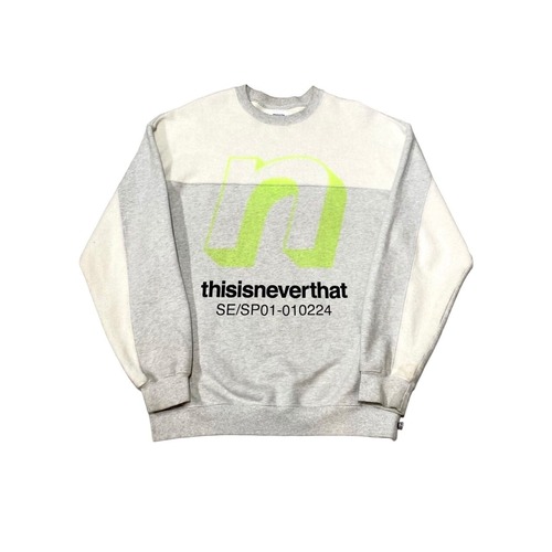 thisisneverthat - Switching Print Sweat Tops (size-L) ¥10000+tax