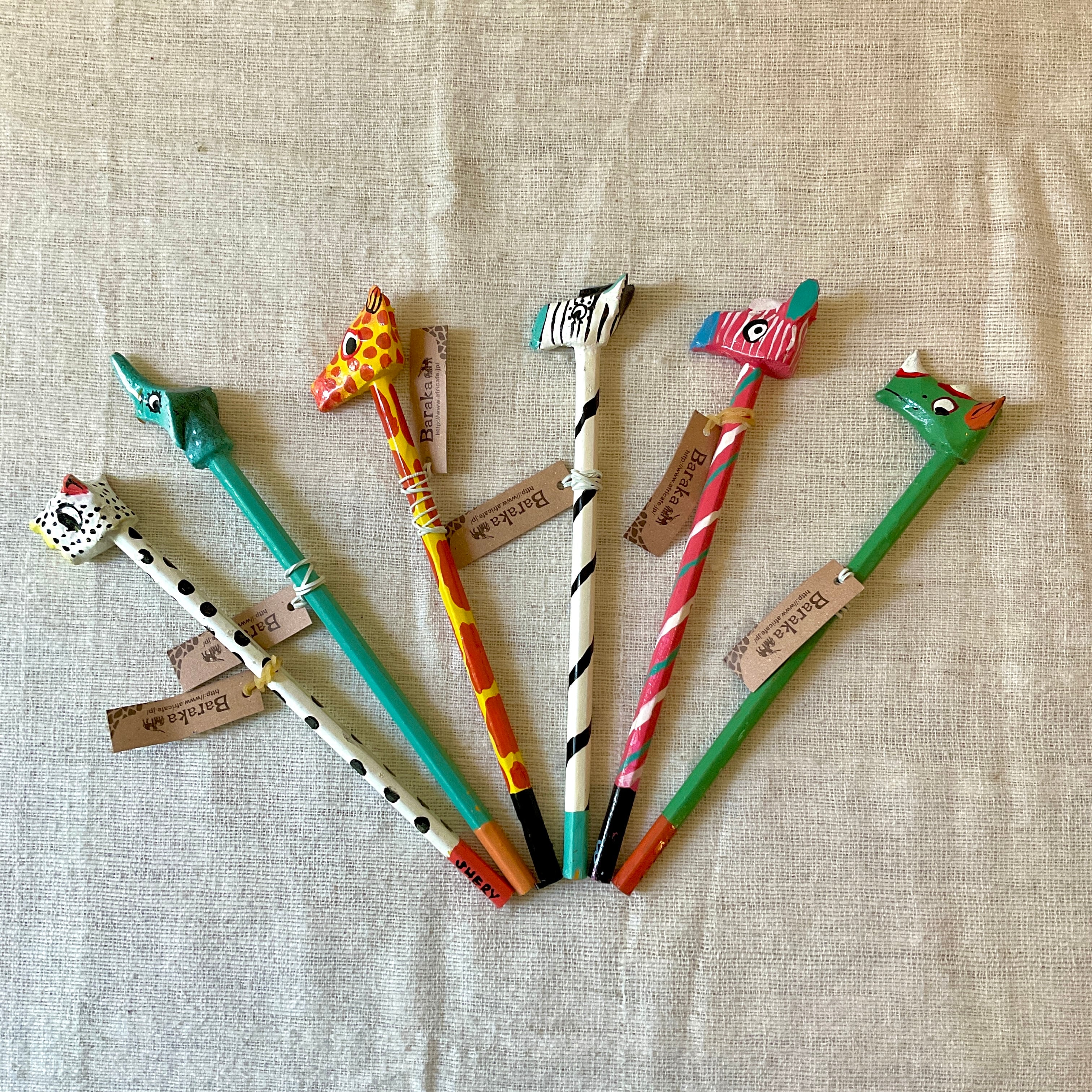 【バラカ】アニマル鉛筆