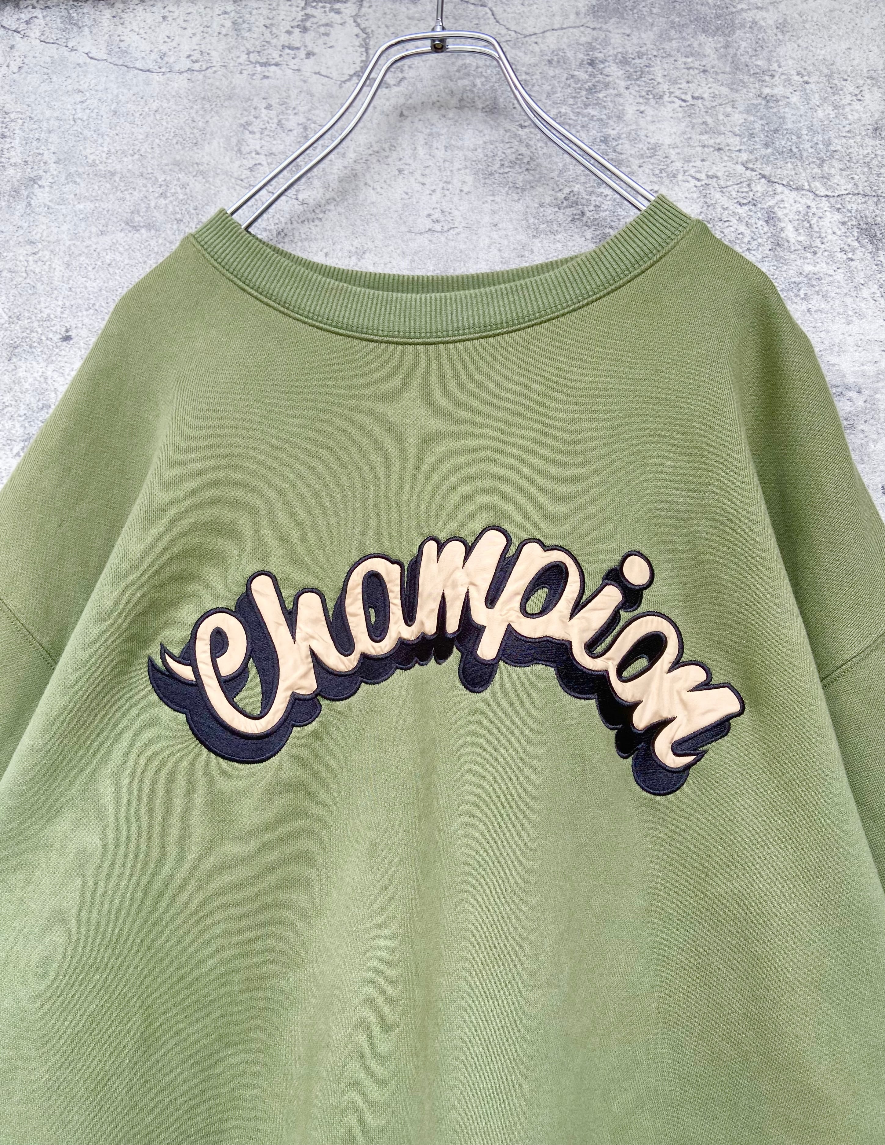 champion チャンピオン XL アーチロゴ スウェット ミントグリーン | 【古着 らくふる】ビンテージ&リメイク専門のオンライン古着SHOP  powered by BASE