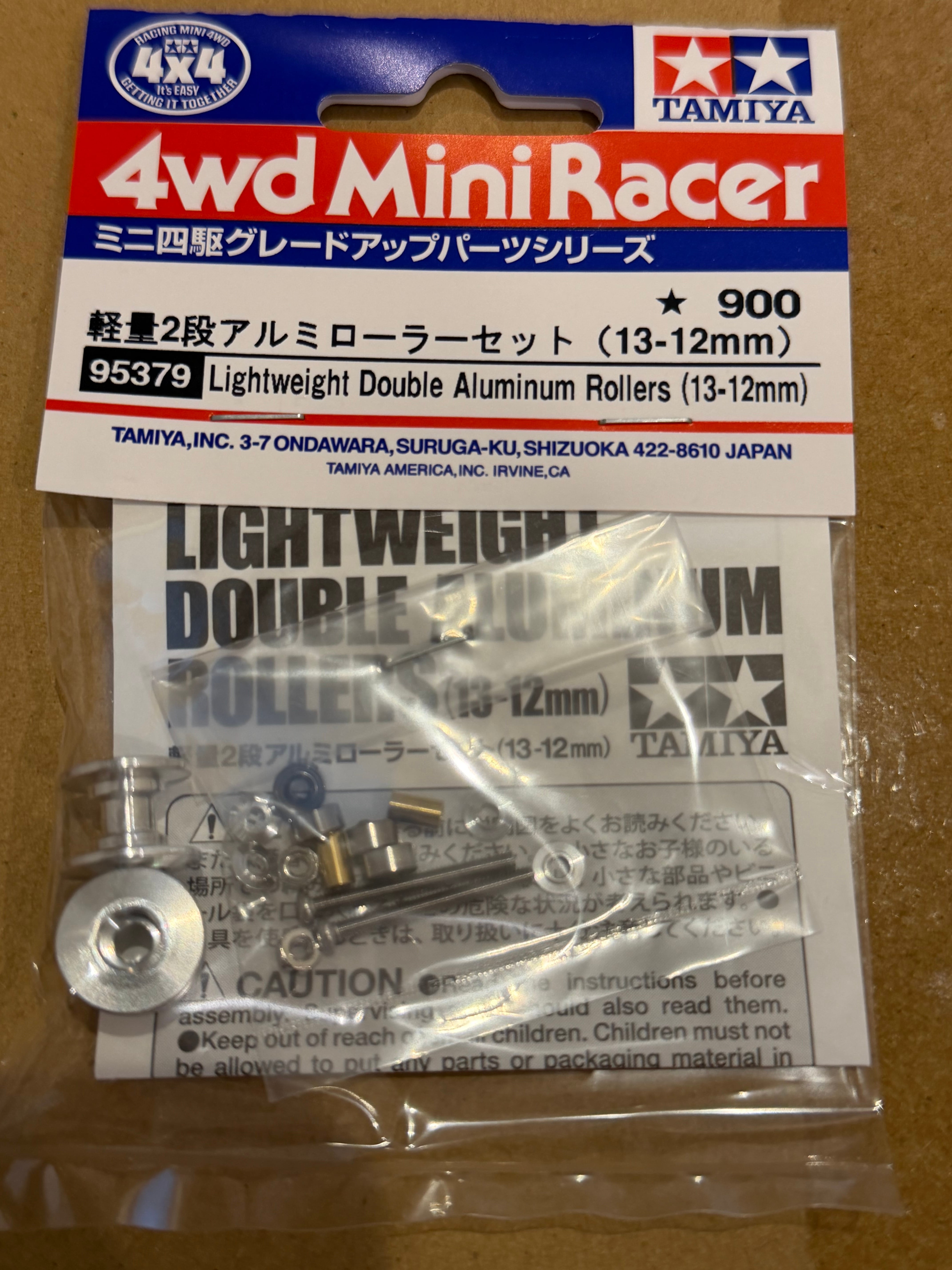 95379 軽量2段アルミローラーセット 13-12mm タミヤ ミニ四駆限定