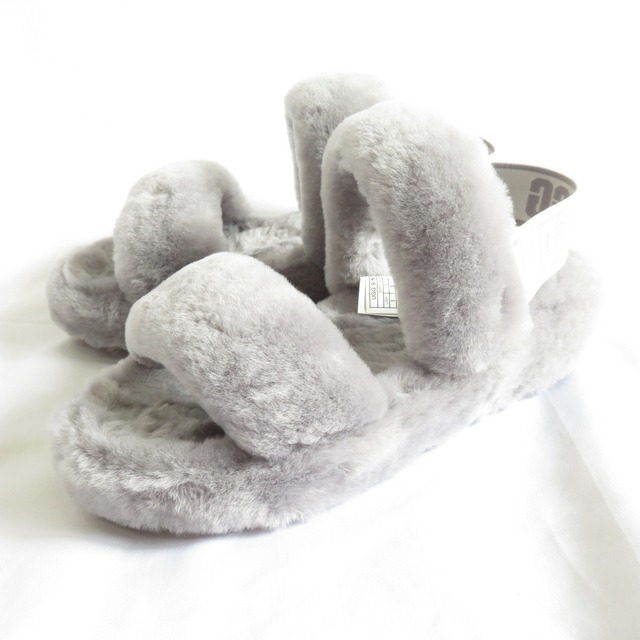 UGG Oh Yeah ファー サンダル size22/アグ 美品 0802