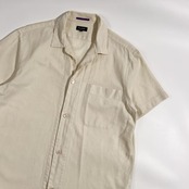 Paul Smith COLLECTION ポールスミス 半袖 オープンカラー シャツ M /アイボリー系 メンズ