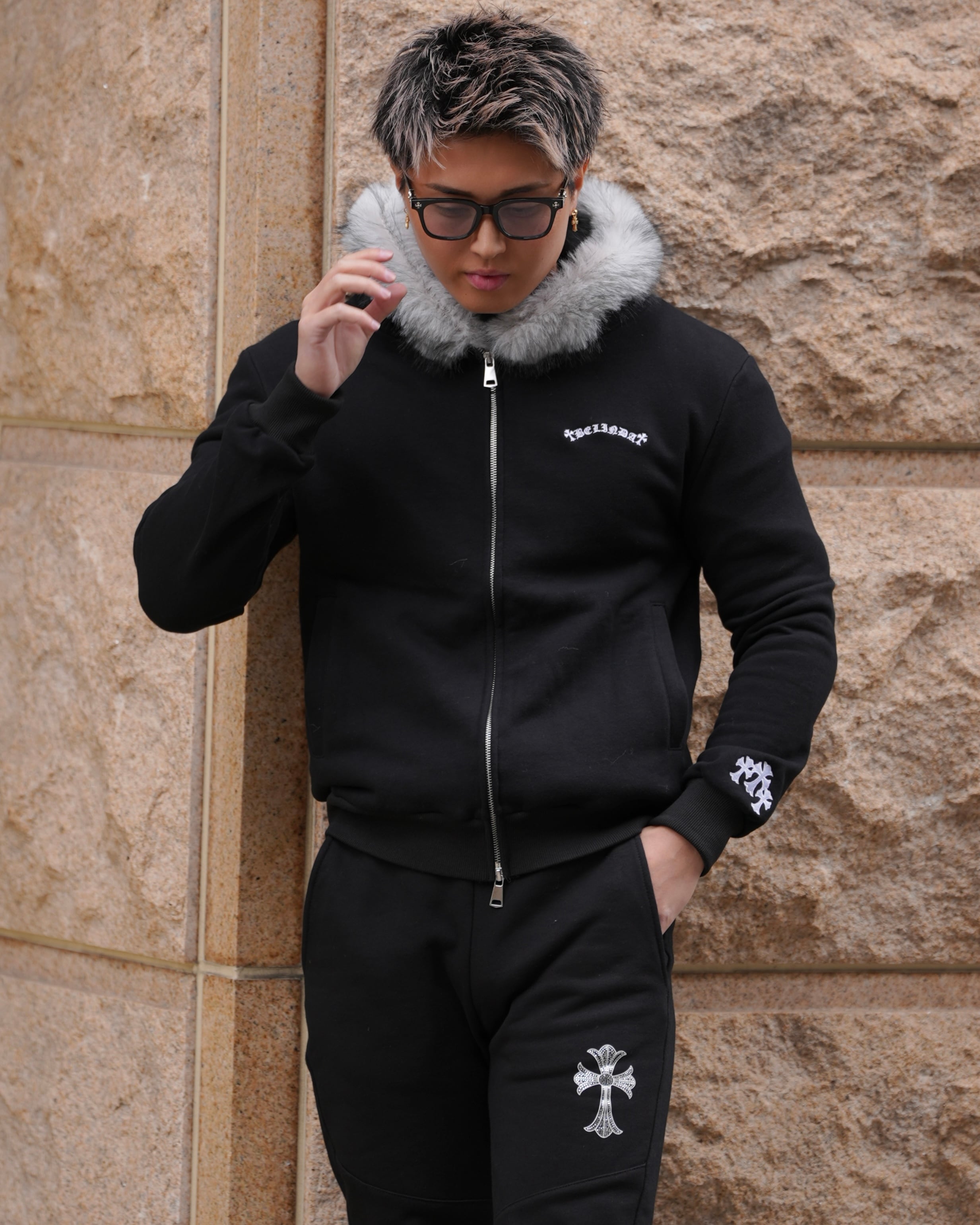 BELINDA FUR ZIP HOODIE【BB25023】 | BELINDA OFFICIAL