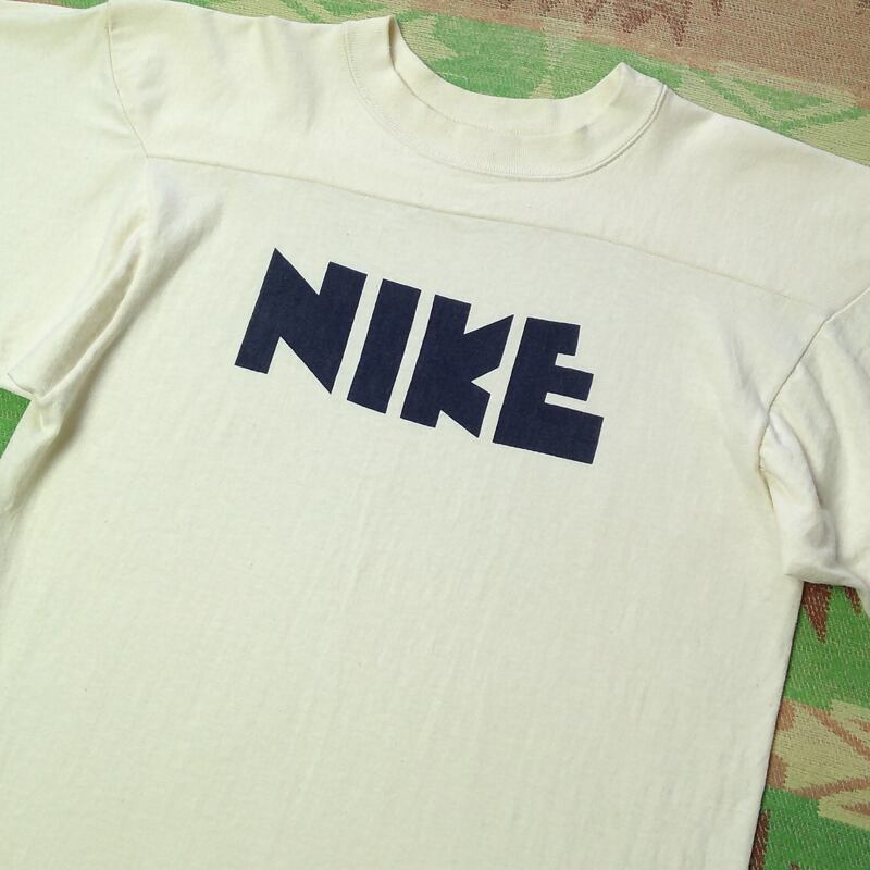 70s～ NIKE Block Letter Print Football T-Shirt（M） | Wonder Wear ...