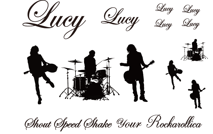 Lucy【コットンクラブ公演記念グッズ】 シルエットステッカー