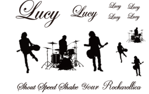 Lucy【コットンクラブ公演記念グッズ】 シルエットステッカー