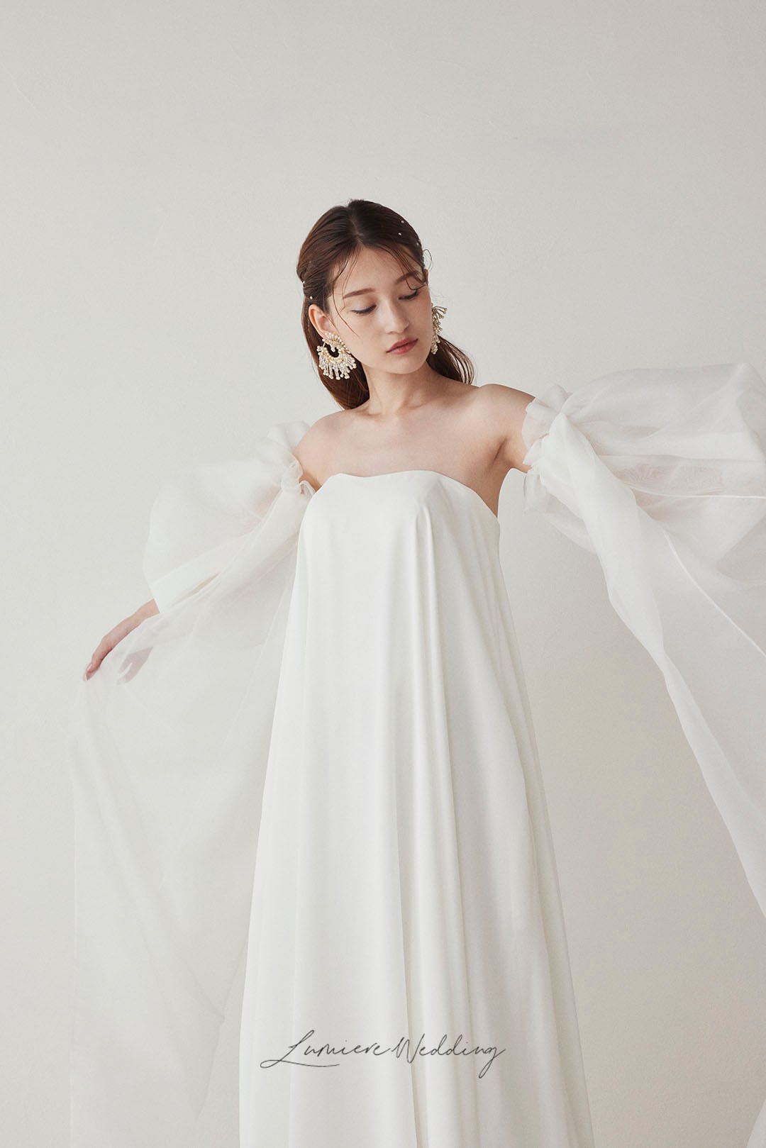 2 way dress : Vivian [l-7-vi] RENTAL PRICE | Lumiere Wedding Dress