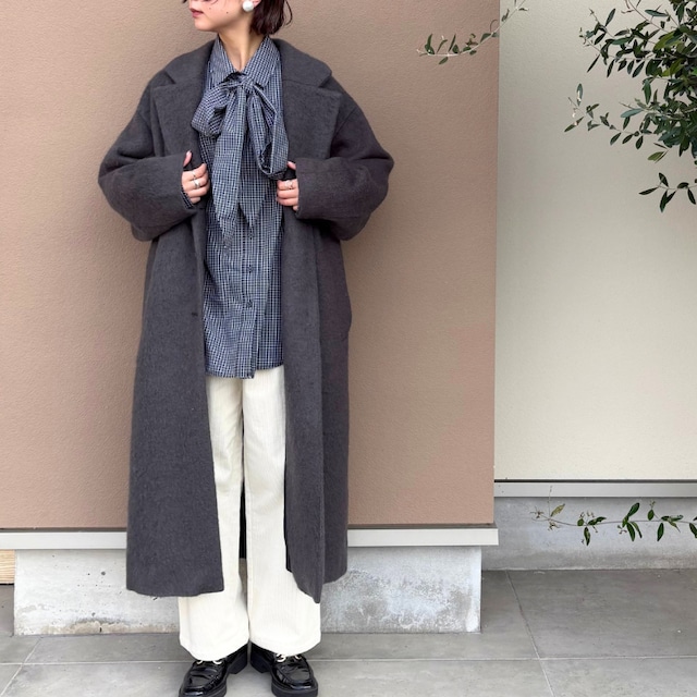 【 CLOCHE 】シャギーロングコート