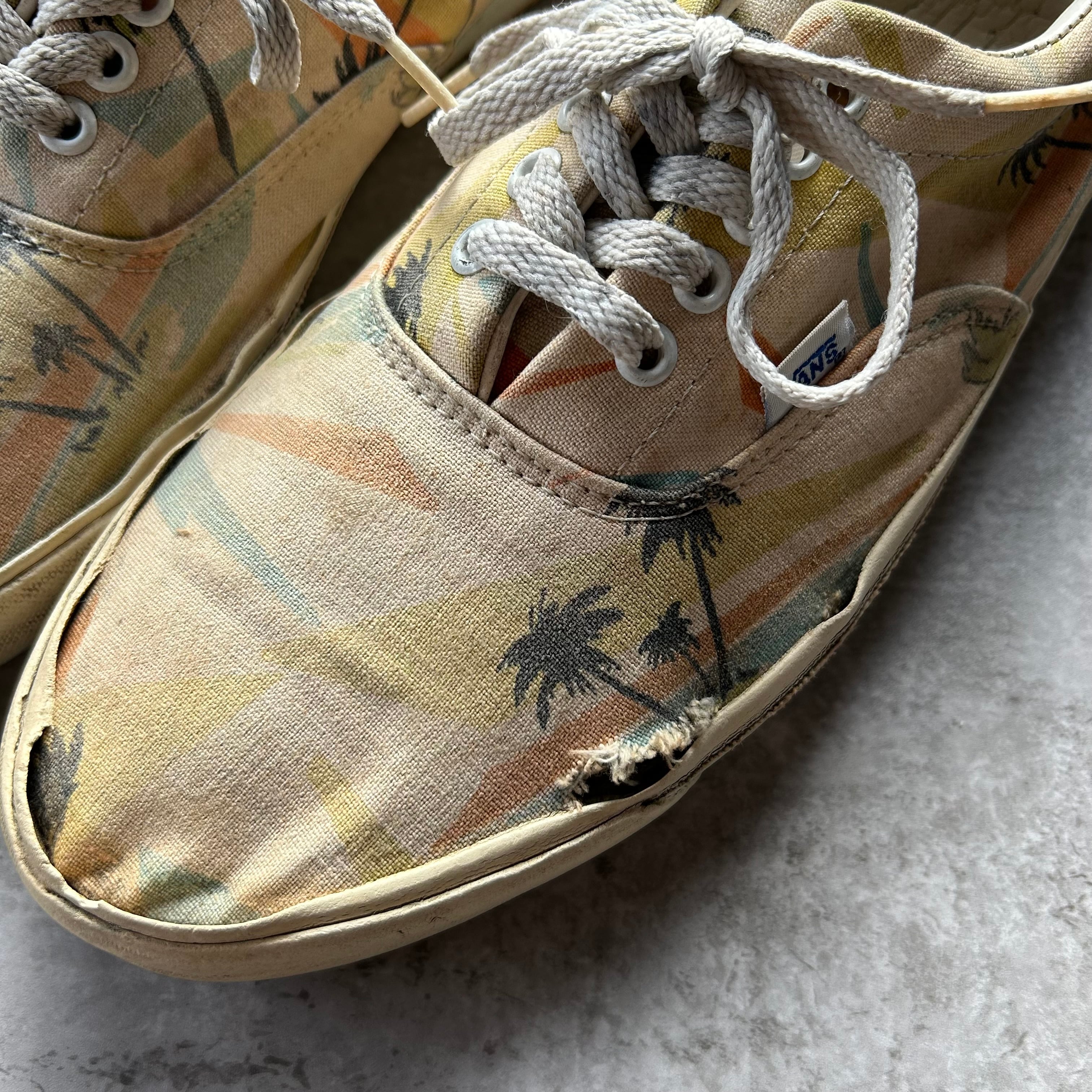 80s vans era スニーカー USA製 トロピカル柄 29.5cm | 東京準備室