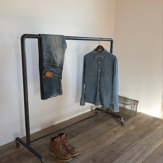 数量限定 GAS-100-KGAS アイアン ハンガーラック パイプ ガス管