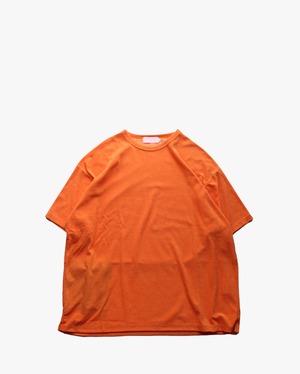 EACHTIME. Pile T-Shirt "Big" Orange