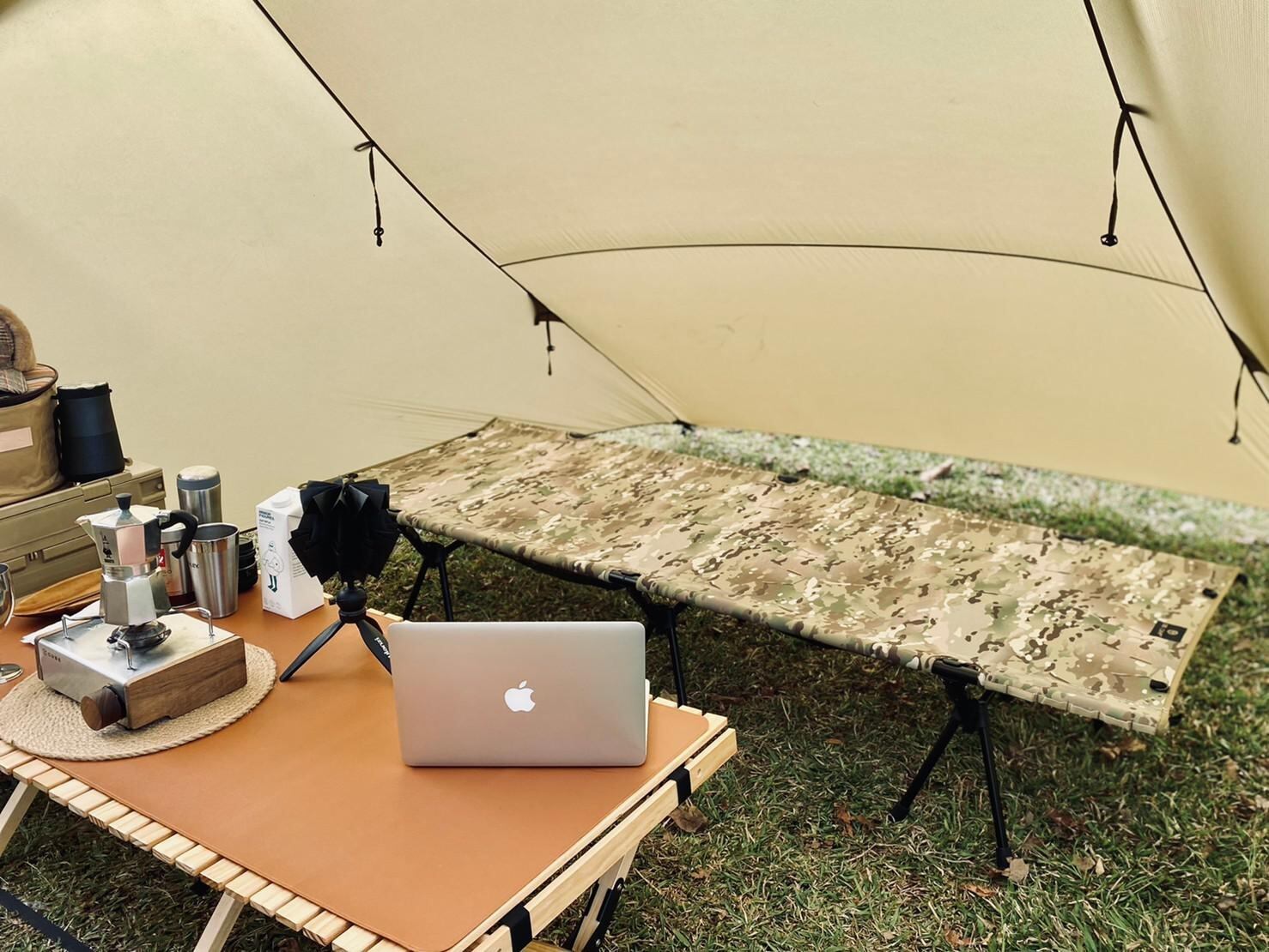 B-1782】Khaki Camp Bed | OWL CAMP JAPAN ｜アウルキャンプ｜オウル