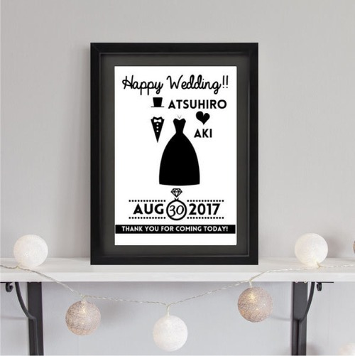 Wedding poster#TUXEDO&DRESS2(A3) 