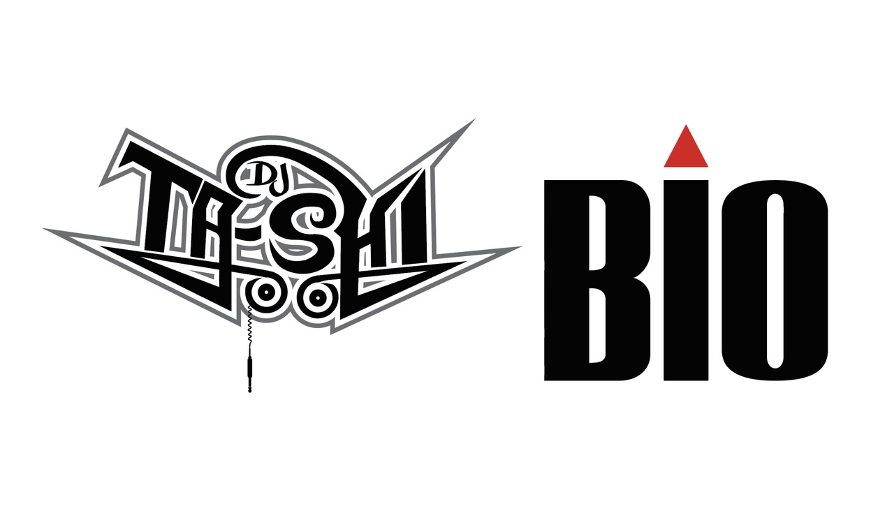 【限定商品】 DJ  Ta-Shi☆ x BIO    コラボ 半袖Tシャツ（白）※ ビックシルエット Tシャツ