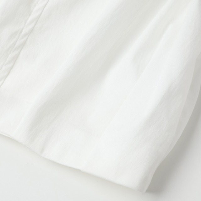 puff sleeve button-down shirt L0598