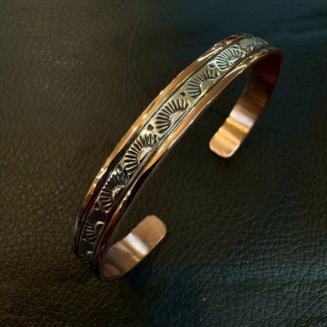 ランドンセカテロ(Landon Secatero) カッパー&シルバーコンビバングル