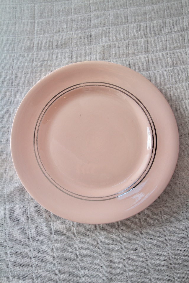 Longwy France Double Line Plate / 1930–50s