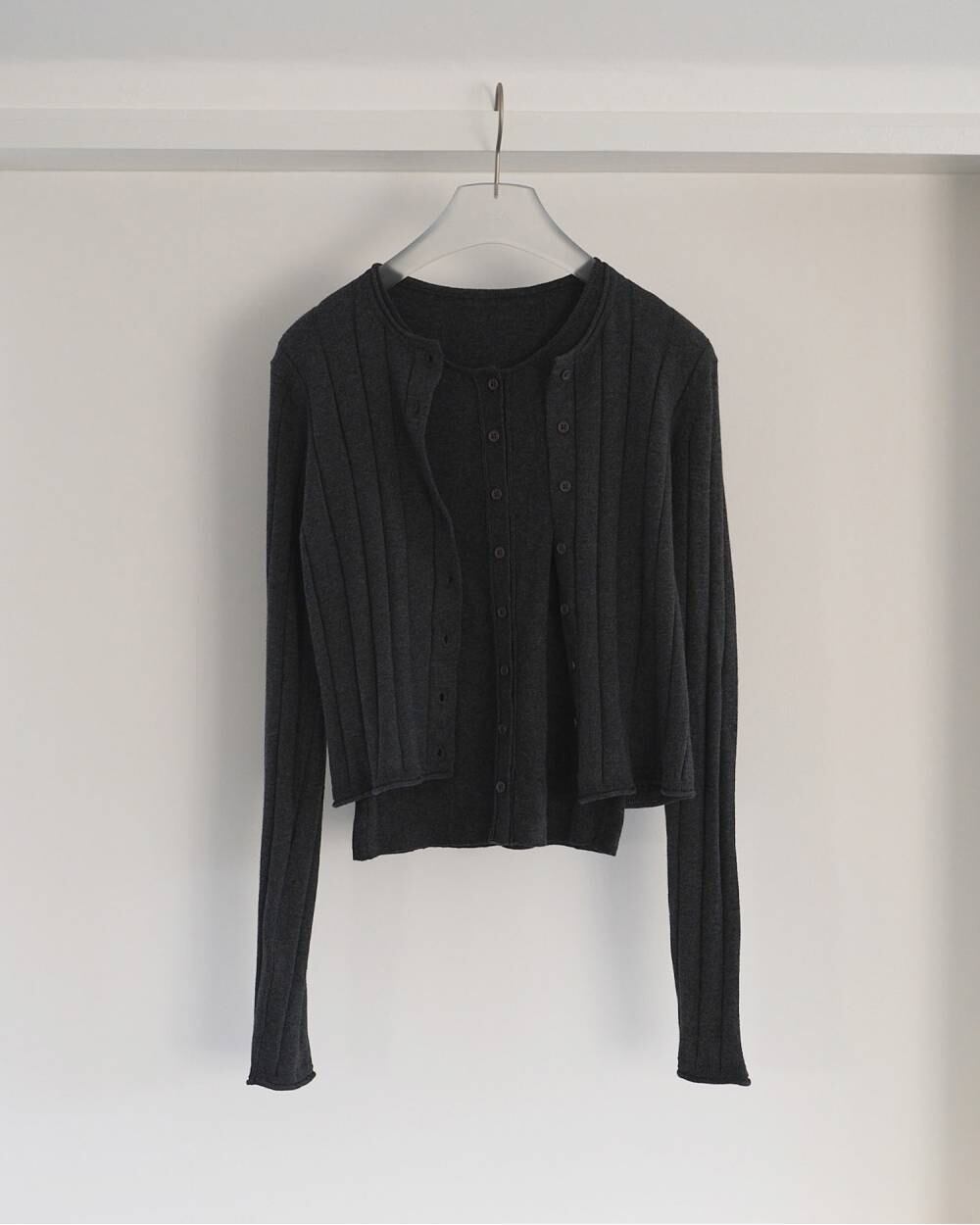 anuke 】Cotton Layered Cardigan | valance 福井｜レディース