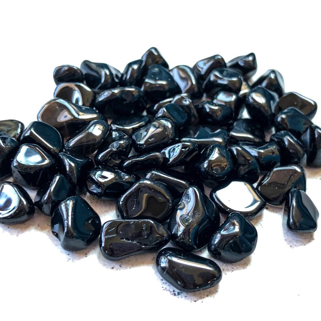 ⭐️強力な魔除け⭐️希少5Aランク モリオン 黒水晶 さざれ石 50g