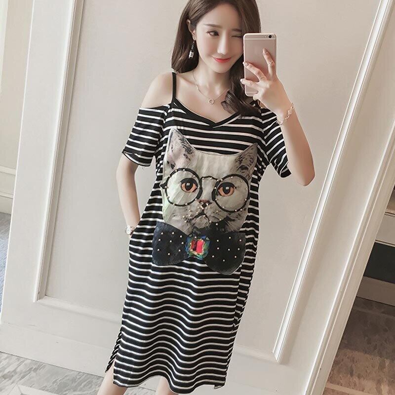 【新作】【送料無料】 マタニティドレスのショルダーオフ妊娠中の女性の服妊娠中のドレスGravidasVestidosラージサイズルーズマザー 大きめサイズ expec582218340185