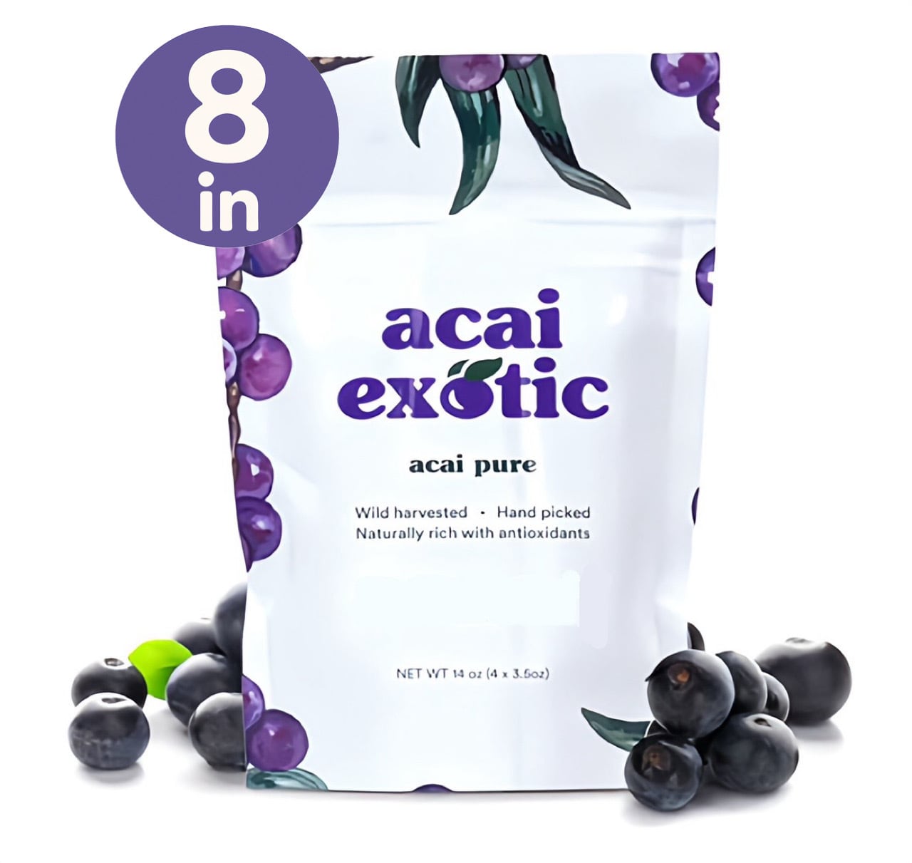 acai pure(無糖) - 4袋(100g×16パック) | acaiexoticjp acai pure(無糖) - 4袋(100g×16パック) | acaiexoticjp