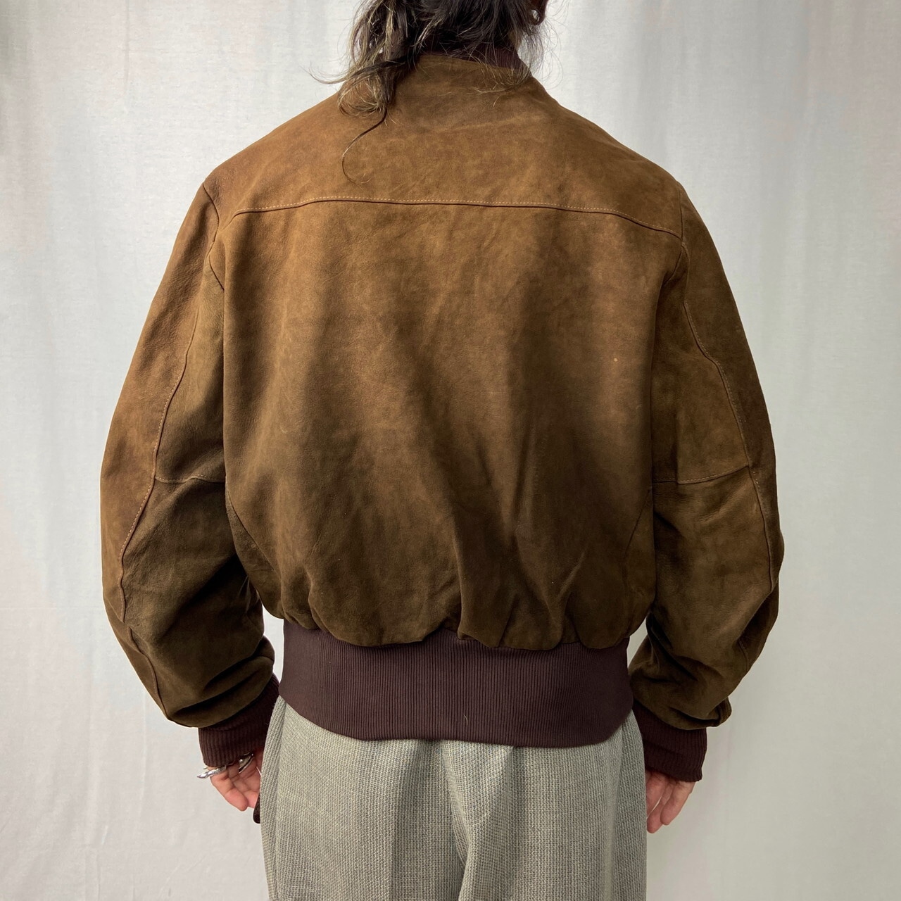 60年代 De Long ディアスキン ヌバックレザーブルゾン スポーツ 