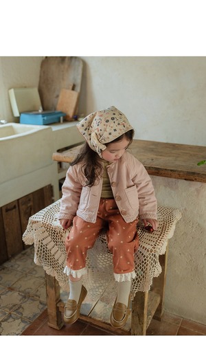 秋レース裾カジュアルジャケット