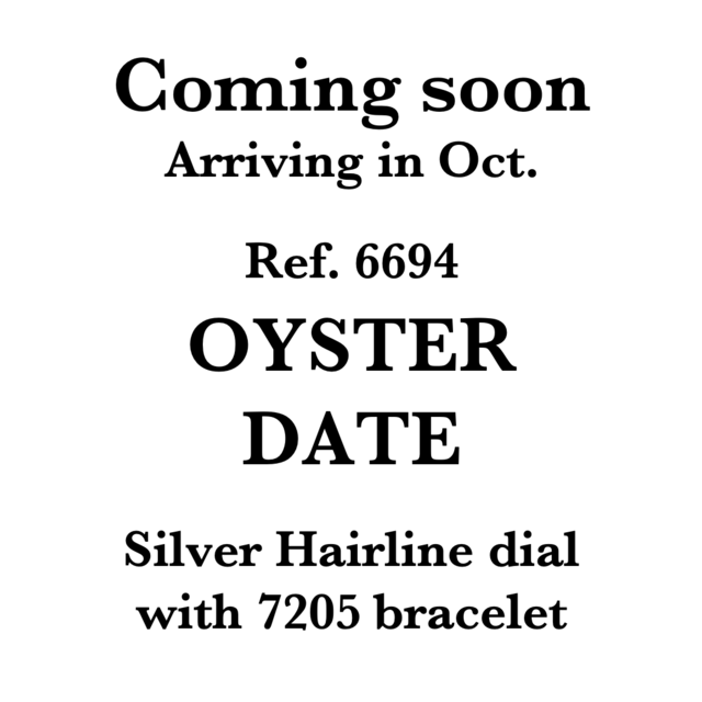 Rolex Oyster Date 6694 (24*****) Silver Hairline Dial