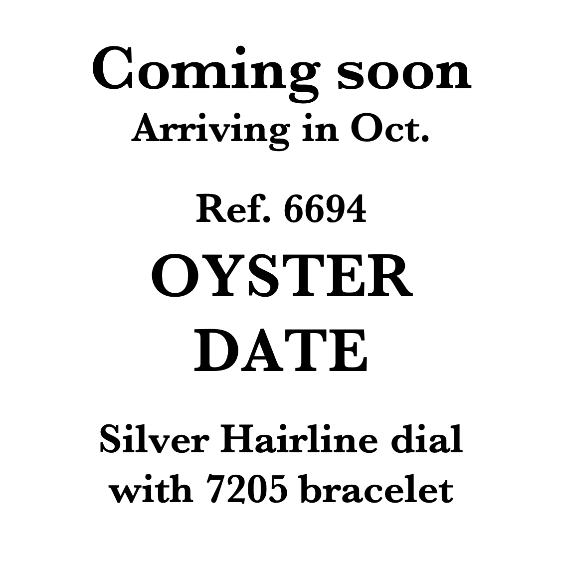 Rolex Oyster Date 6694 (24*****) Silver Hairline Dial