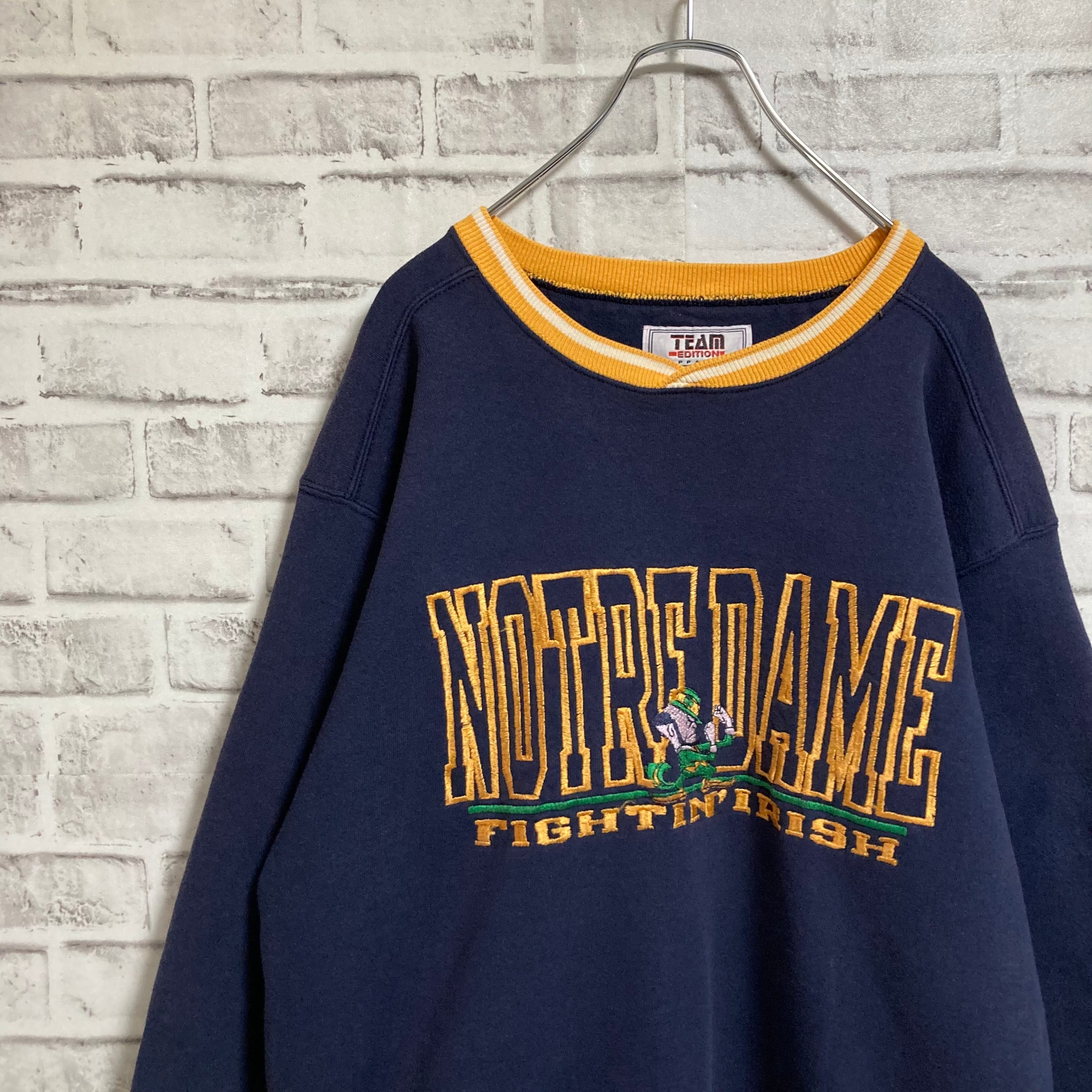 USA製 NOTRE DAME × RUSSEL ノートルダム大学× ラッセル カレッジ